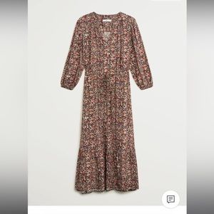 Floral print midi-dress NWT